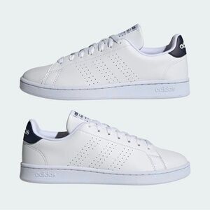 Adidas Advantage 'White Legend Ink' Mens Size 12 Cloudfoam Sneakers GZ5299